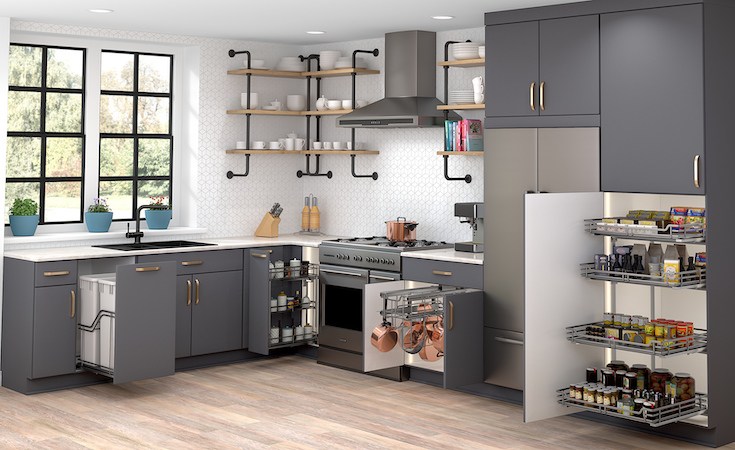 Amazing kitchen showing storage ideas for your cabinets - InDesign Kitchen and Bath Remodeling