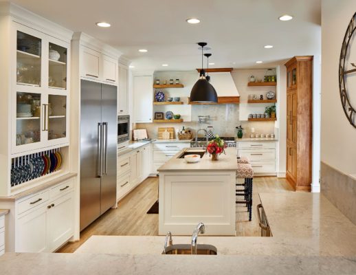 Beautiful cabinets to ceiling